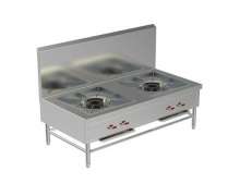 เตาเตี้ย2 หัวเตา เตาสแตนเลส STOCK POT STOVE (HI PRESSURE) 0