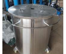 ถังแสตนเลสมีล้อ 304  หนา 2 มิล