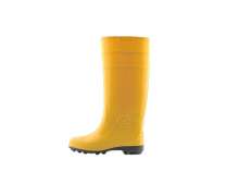 รองเท้าPVC บูทป้องกันเชื้อโรค/กันสารเคมี/กันน้ำ/กันลื่น  สูง16"สีเหลือง 0