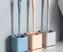 แปรงล้างสุขภัณฑ์ แปรงล้างห้องน้ำ แปรงล้างโถส้วม มีฐานรอง หัวกลม