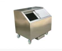 ถังน้ำแข็งสแตนเลสฝาสไลด์แบบฝาเฉียง 160 ลิตร 0