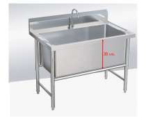 อ่างซิงค์สแตนเลส หลุมลึก 30 ซม. สั่งทำได้ 0