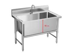 อ่างซิงค์สแตนเลส หลุมลึก 40 ซม. 0