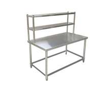โต๊ะสแตนเลส 3 ชั้น ขนาด 120*250 สูง 150 ซม