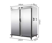 รถเข็นอุ่นอาหาร ตู้อุ่นอาหาร 22 ชั้น (30-80องศาC) ระยะช่องใส่อาหาร 115 mm.