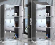 ตู้สแตนเลส ด้านบนพื้นเฉียง เกรด304 หนา 0.5 มิล  2 ช่อง 3ช่อง 4ช่อง 6 ช่อง 8ช่อง 10 ช่อง 12 ช่อง 15 ช่อง 18 ช่อง 24 ช่อง ขนาด 420*900*1800 mm /350*900*1800 mm