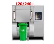 เครื่องล้างถังขยะเทศบาล ถังขยะ 120 ลืตร 240 ลิตร 