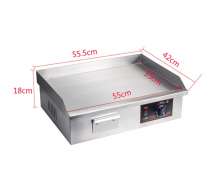 เตาย่างไฟฟ้าแบบแผ่นเรียบ  electric griddle เหมาะสำหรับย่างปลาหมึก บะหมี่เย็น และแป้งแพนเค้กแบบทำมือ 0