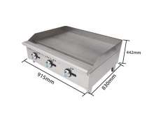เตาย่างใช้ระบบแก๊ส Gas griddle  0