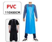 ผ้ากันเปื้อน พีวีซี PVC สีฟ้า 0