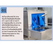 เครื่องล้างภาชนะ สแตนเลส304 รุ่น 3 เมตร ขนาด  3000*1200*1650 mm.
