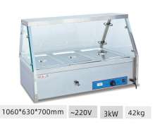 ตู้อุ่นอาหารสแตนเลส FOOD WARMER  แบบตั้งโต๊ะ