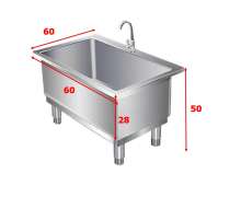 อ่างซิงค์ม็อบ(sink mop) สแตนเลส 304