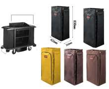 ถุงผ้ารถเข็น รับเบอร์เมด ถุงผ้าลินินสำหรับรถเข็นบริการแบบทนทานของ Rubbermaid, ถุงกันน้ำ, ถุงสำหรับรถเข็นทำความสะอาด, รถเข็นโรงแรม, ที่แขวนจัดเก็บ, ถุงสำรอง 0