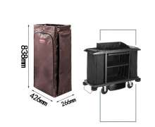 ถุงผ้ารถเข็น รับเบอร์เมด ถุงผ้าลินินสำหรับรถเข็นบริการแบบทนทานของ Rubbermaid, ถุงกันน้ำ, ถุงสำหรับรถเข็นทำความสะอาด, รถเข็นโรงแรม, ที่แขวนจัดเก็บ, ถุงสำรอง