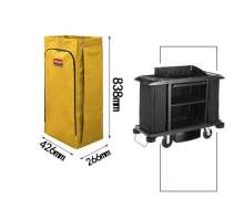 ถุงผ้ารถเข็น รับเบอร์เมด ถุงผ้าลินินสำหรับรถเข็นบริการแบบทนทานของ Rubbermaid, ถุงกันน้ำ, ถุงสำหรับรถเข็นทำความสะอาด, รถเข็นโรงแรม, ที่แขวนจัดเก็บ, ถุงสำรอง