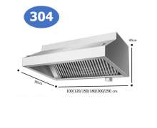 ฮูดดูดควัน ฝาชี เครื่องดูดควัน สแตนเลส 304