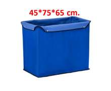 ถุงรถเข็นผ้า ขนาด 45*75*65 ซม. สีฟ้า 0